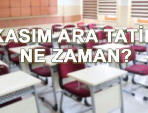 2025 Eğitim Takvimi ve Kasım Ara Tatili Tarihleri