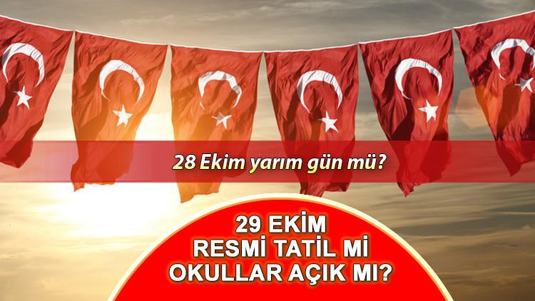 2025 Yılında 29 Ekim Tatili ve Resmi Bayram Düzeni Neler?