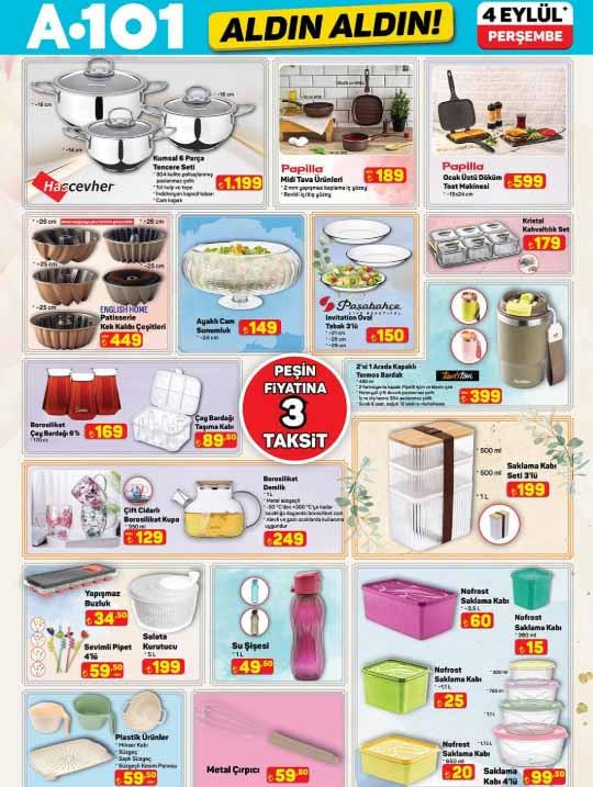 4 Eylül A101 İndirimleri ve Öne Çıkan Ürünler Rehberi