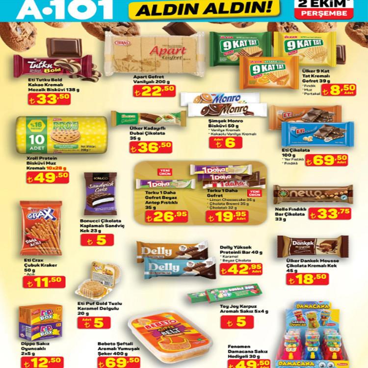 A101 2 Ekim 2025 Aktüel İndirimleri ve Güncel Ürün Listesi
