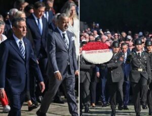 Atatürk’ü Anma Töreninde CHP Lideri Özel’den Anlamlı Kutlama Mesajı