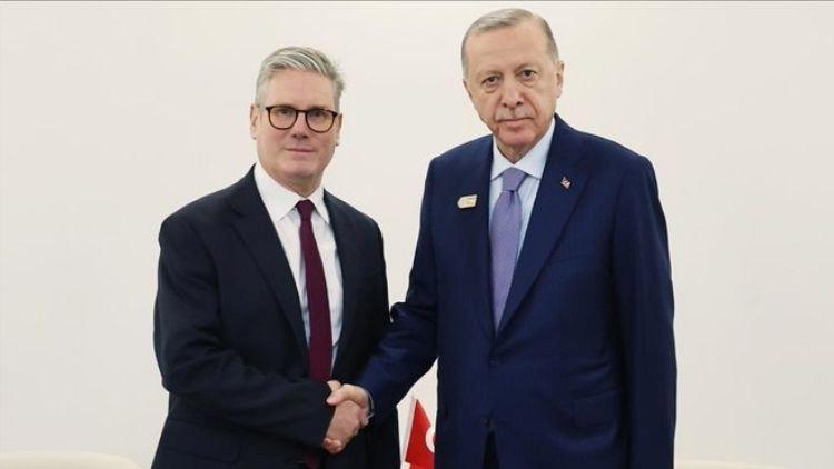 Cumhurbaşkanı Erdoğan ve Starmer Orta Doğu ve Küresel Güvenlik Konularını Görüştü