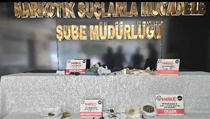 Diyarbakır Emniyetinden Uyuşturucu ile Sıkı Mücadele Operasyonları
