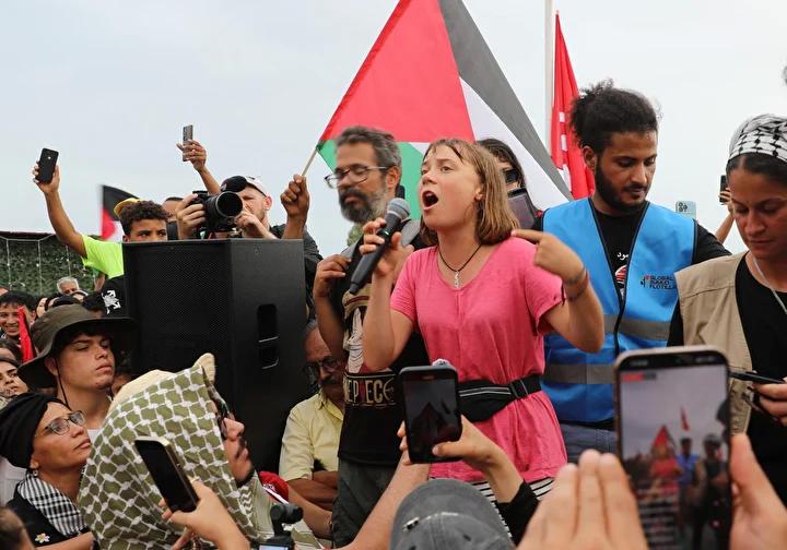Greta Thunberg ve Uluslararası Dayanışma Filosu Gazze’ye Ulaşıyor