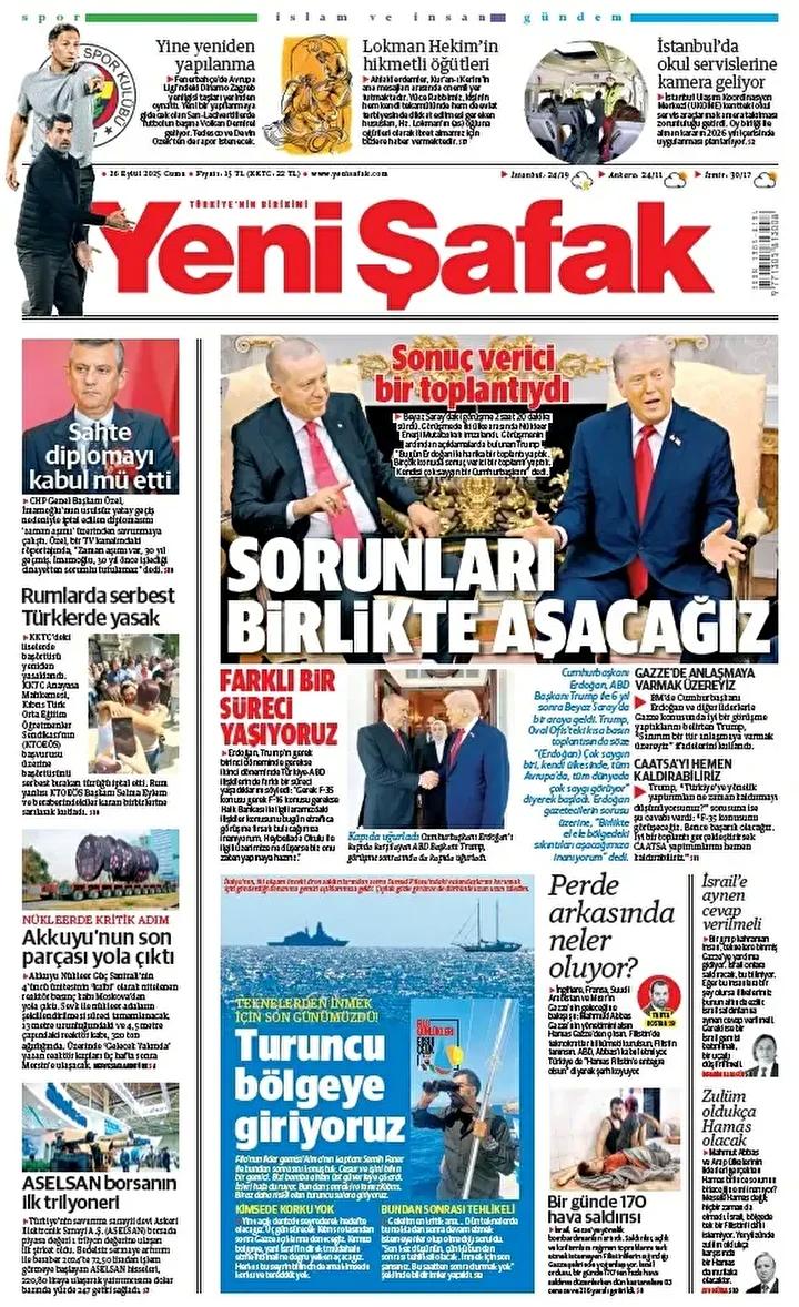 Güncel Haberler ve Öne Çıkan Gelişmeler - 26 Eylül 2025