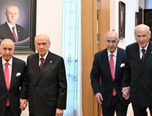 Hikmet Çetin’den Devlet Bahçeli’ye Sıcak Ziyaret ve Görüşme