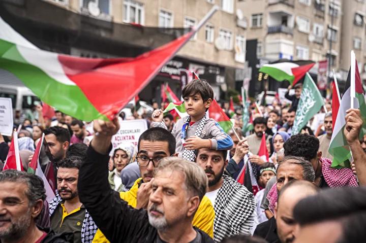 İstanbul'da Dayanışma ve Uluslararası Filolar Gazze İçin Yürüyüş ve Destek Etkinlikleri