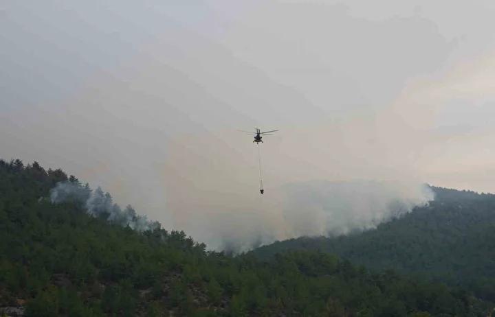 Kastamonu Araç ilçesindeki Orman Yangınlarında Müdahale Sürüyor