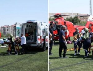 Nadir Kavşağı’nda Tır Kazası Sonrası Ağır Yaralanma