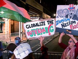 New York’ta Netanyahu ve Filistinli Göstericiler Arasındaki Gerginlik