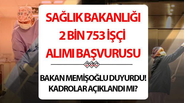 Sağlık Bakanlığı İşçi Alımı Detayları ve Kadro Dağılımı Güncel Bilgiler