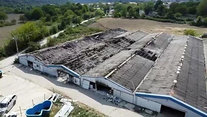 Sakarya'daki Fabrika Yangını Kontrol Altına Alındı