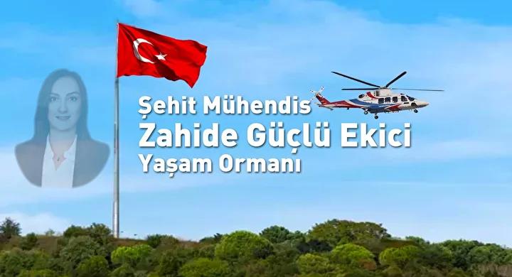 Şehit Uzmanımızın Anısı ve Doğaya Katkısı: Zahide Güçlü Ekici Yaşam Ormanı