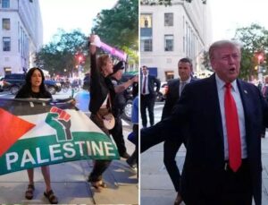 Trump Restoranda Protesta Karşılık Verdi: Görüntüler ve Tepkiler