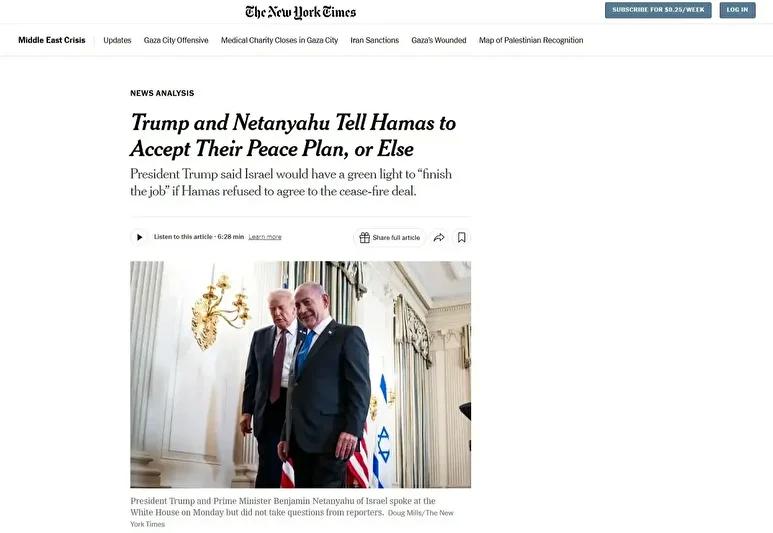 İngiliz ve Amerikan Medyasındaki Başlıcalar