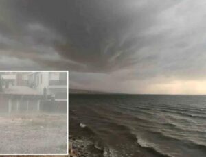 Van’da Aniden Yağış ve Fırtına Etkili Oldu, Şehir Sular Altında Kaldı
