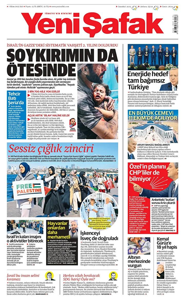 07 Ekim 2025 Güncel Gazete Manşetleri ve Öne Çıkanlar