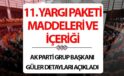 11. Yargı Paketi Güncel Gelişmeler ve İçerik Detayları