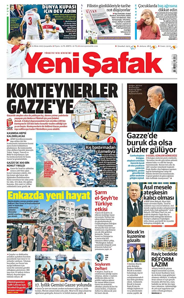 15 Ekim Gazetesi Manşetleri ve Güncel Haberler Analizi