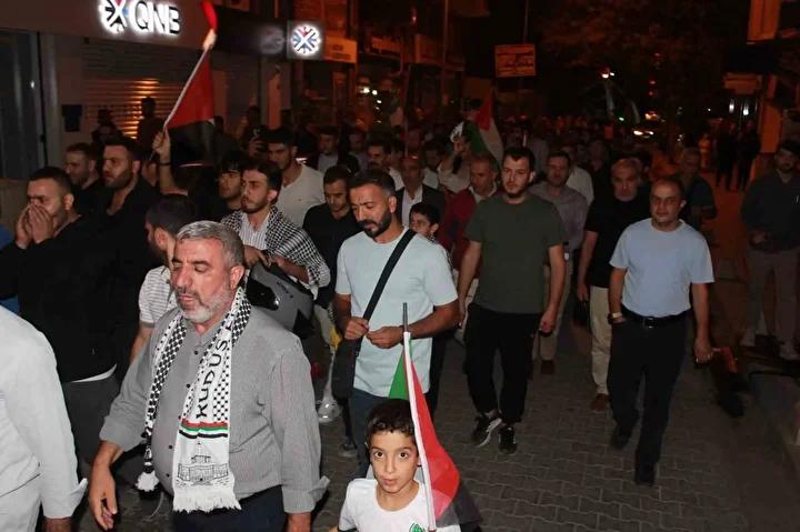 15 Temmuz Meydanında Dayanışma ve Filistin Destek Çıkışı