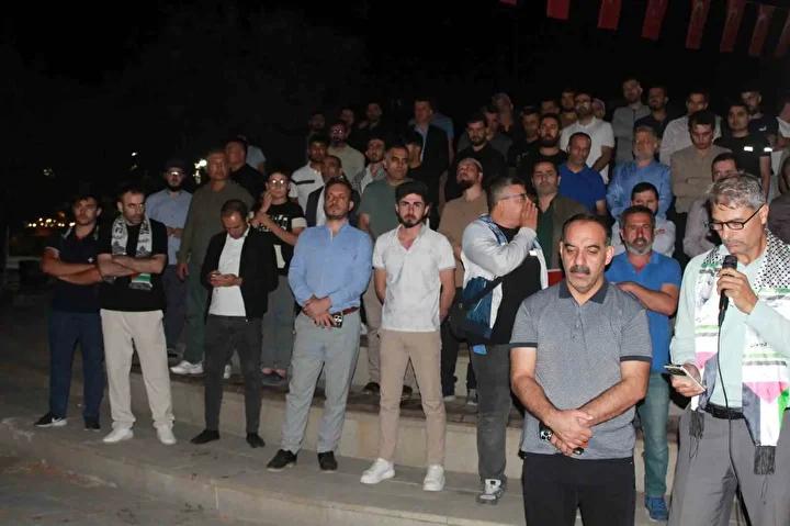 15 Temmuz Meydanında Dayanışma ve Filistin Destek Çıkışı