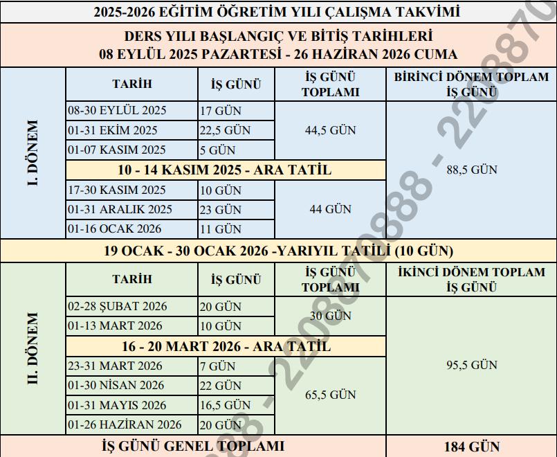 Resmi Tatil Günleri ve Diğer Tatil Planlamaları