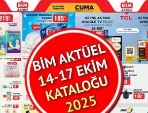 2025 BİM Haftalık Aktüel Ürünler ve Kampanyalar Kataloğu