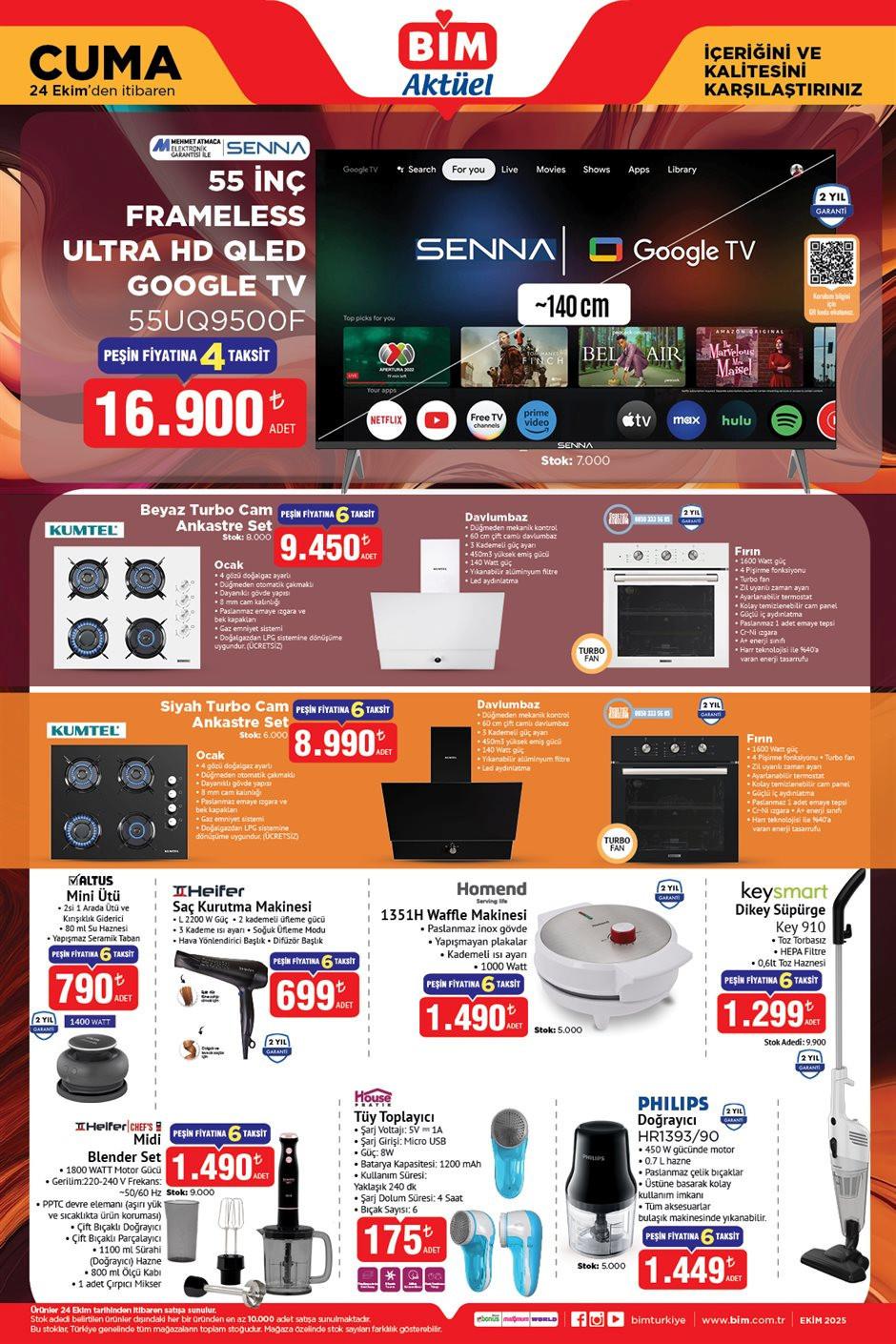 2025 Ekim Haftası BİM Aktüel Ürünler ve Fırsatlarla Dolu Katalog