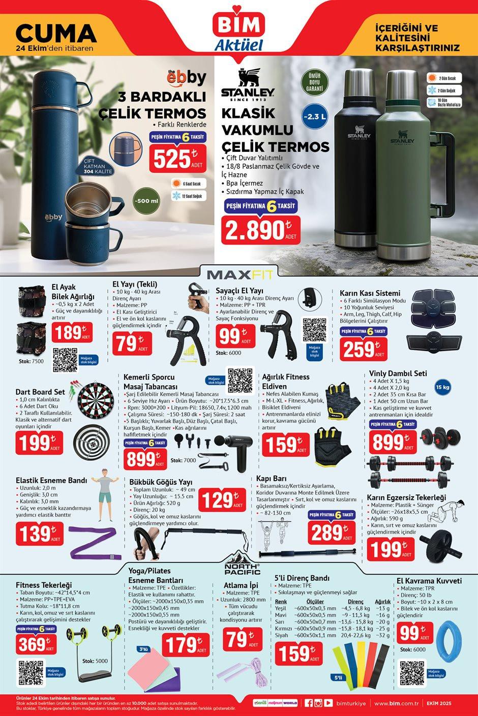 2025 Ekim Haftası BİM Aktüel Ürünler ve Fırsatlarla Dolu Katalog