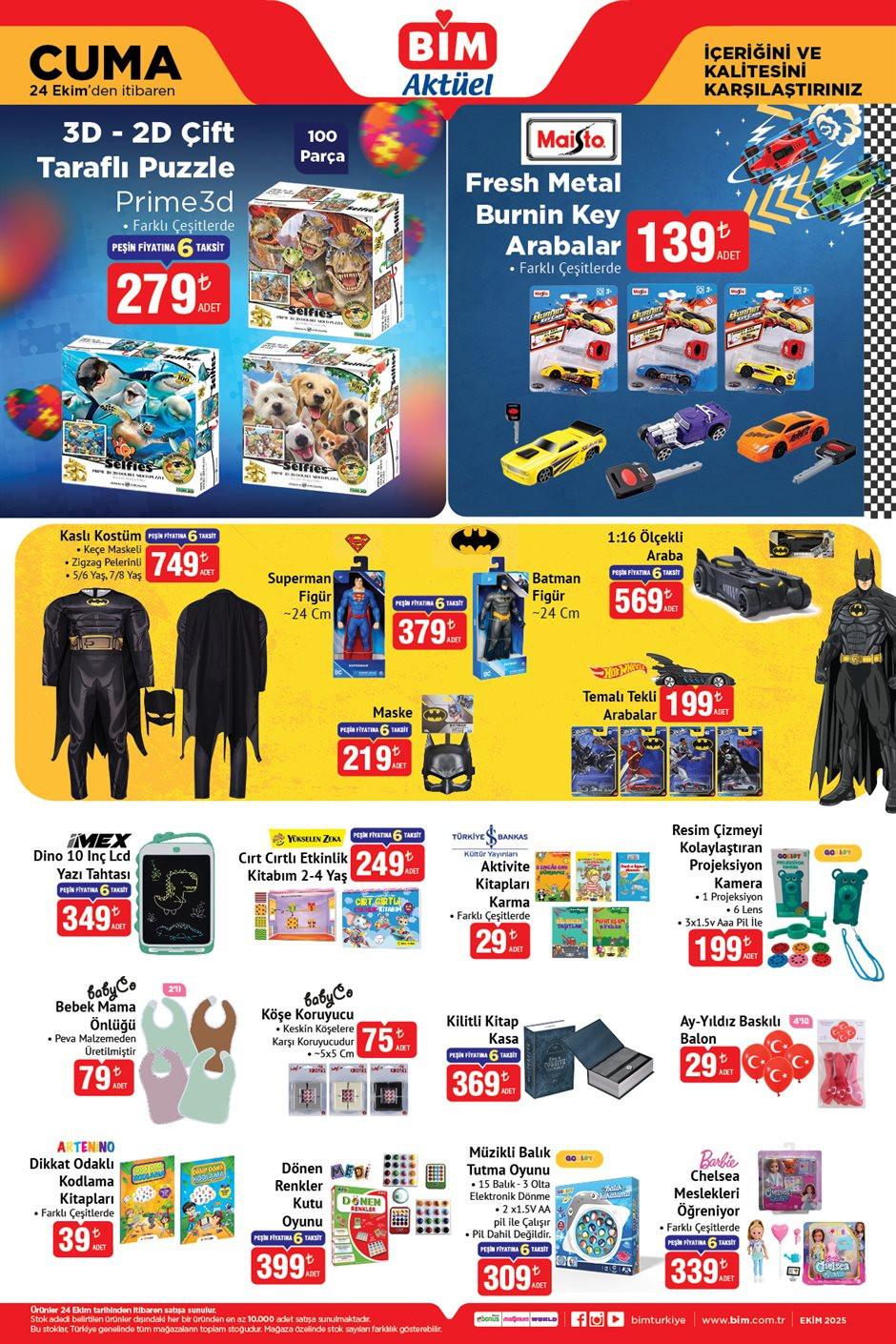 2025 Ekim Haftası BİM Aktüel Ürünler ve Fırsatlarla Dolu Katalog