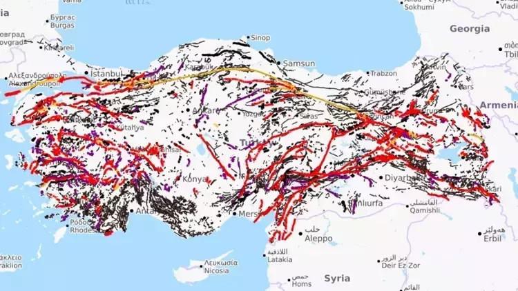 MTA Güncel Fay Haritası ve Riskli Bölgeler