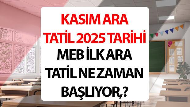 Kasım Ayı Ara Tatili Ne Zaman?