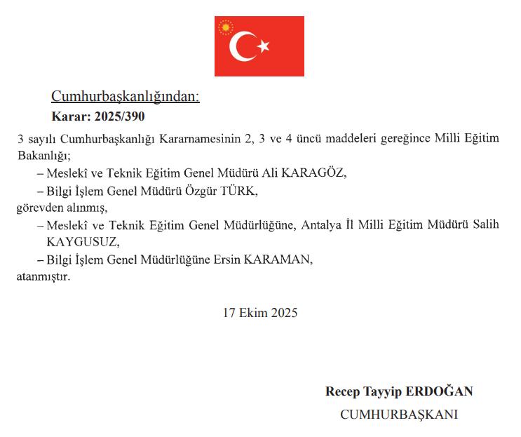 Yürütme ve İdare Bölüsü Kararları
