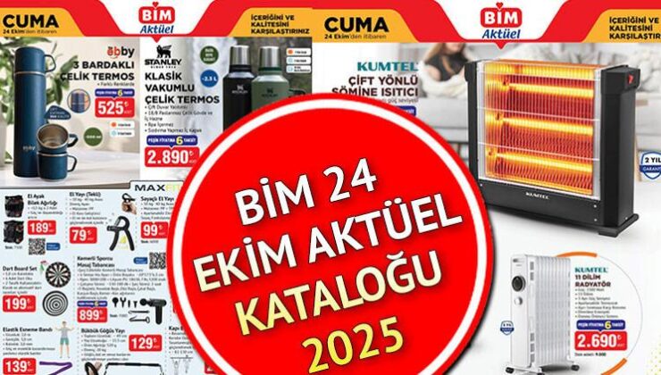 24 Ekim 2025 BİM Aktüel Kataloğu ile Bu Haftanın Teklifleri
