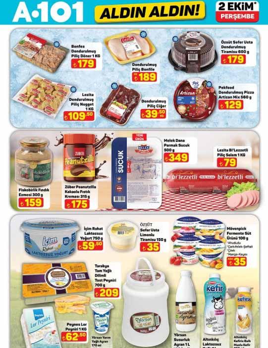 A101 2 Ekim Aktüel Kampanyası ve Haftanın Güze ürünleri