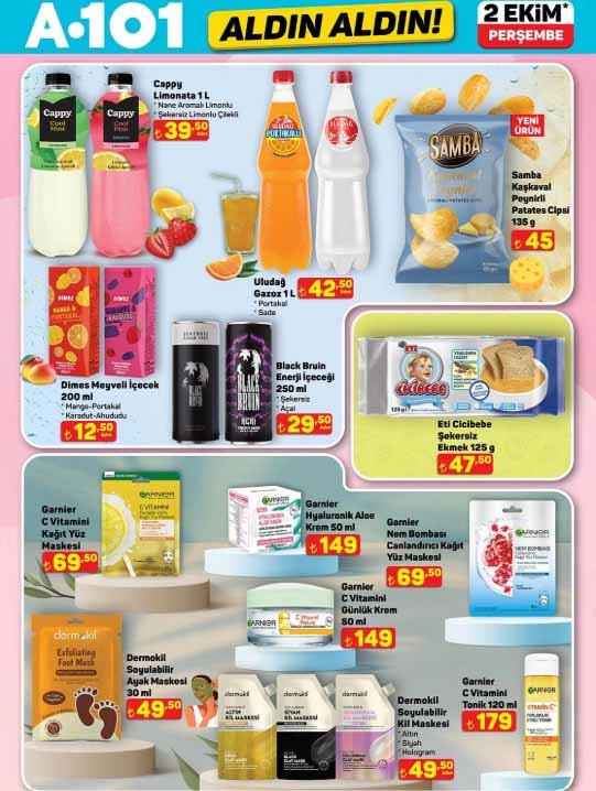 A101 2 Ekim Aktüel Kampanyası ve Haftanın Güze ürünleri