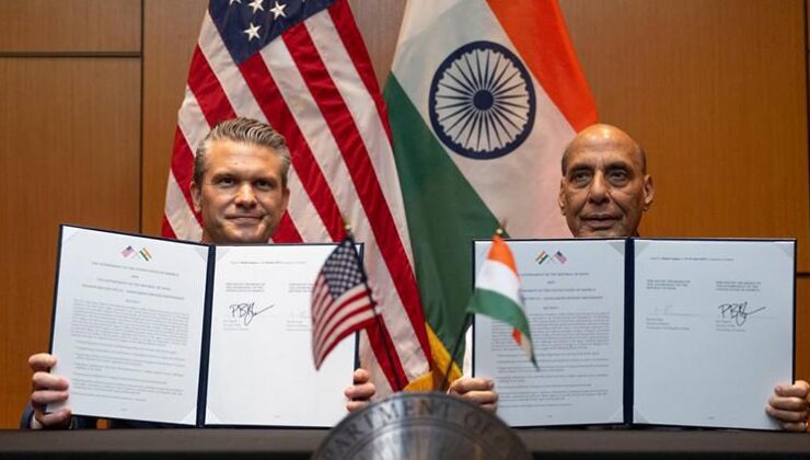 ABD ve Hindistan Savunma Bakanları Ortaklıklarını Güçlendirdi