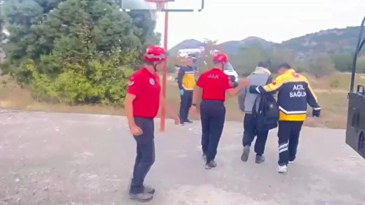 Akseki'de Saksağan Dağı'nda Kayıp Jeoloji Mühendisleri Sağ Salim Bulundu