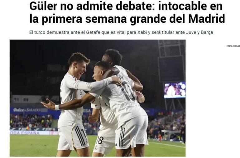 Arda Güler'in Real Madrid'deki Yükselişi ve Geleceği Üzerine Marca'nın Övgüleri