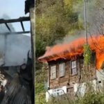 Artvin Borcka8217da Ahsap Evin Yangini Korku Yaratti