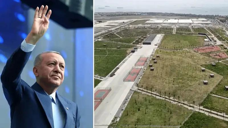 Atatürk Havalimanı Millet Bahçemiz Cumhurbaşkanı Erdoğan’dan Görücüye Çıktı