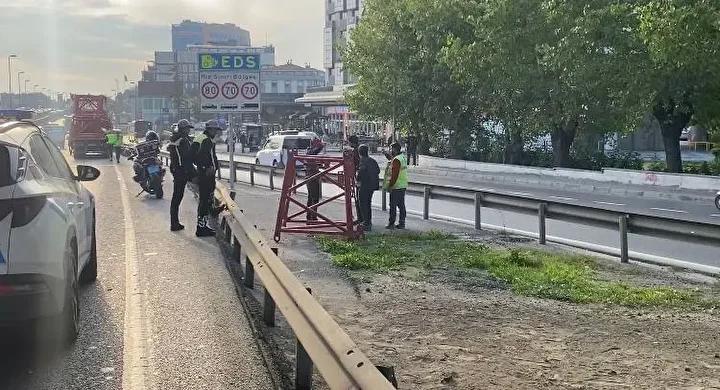 Bakırköy D-100 Karayolunda Vinç Parçası Çarpması Sonrası Trafik ve Güvenlik Durumu