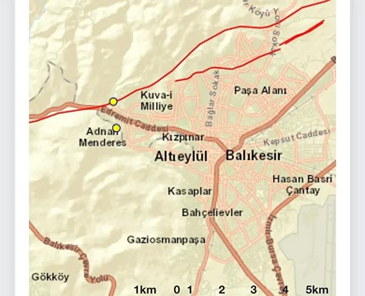 Balıkesir’de Kısa Süreli Deprem ve Fay Tehlikesi Uyarısı