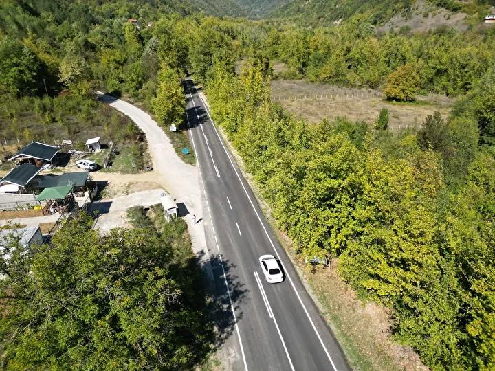 Bartın ve Karabük Yolu Üzerindeki Büyüleyici Ağaç Tünel Manzarası