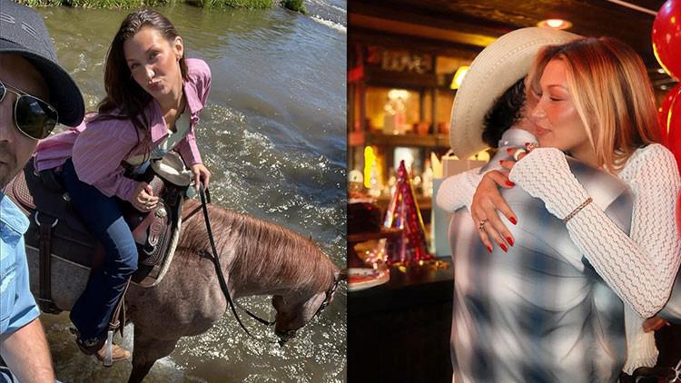 Bella Hadid8217in Ask ve Doga Sevgisi Rodeo ve Ciftlik Hayatiyla Yeniden Dogus