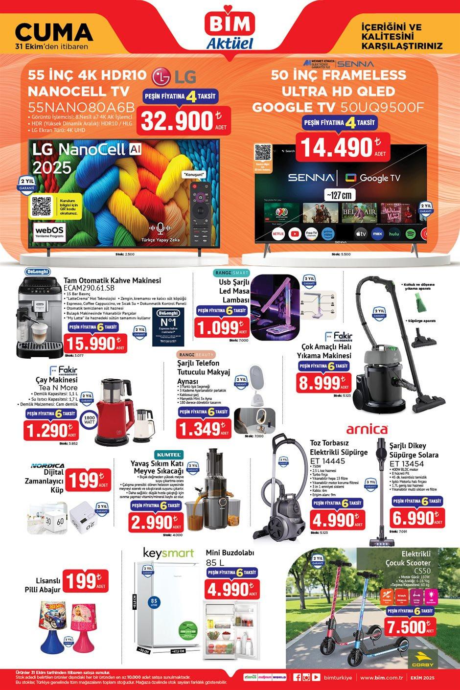 BİM 31 Ekim 2025 Aktüel Ürünler Kampanyası Detayları 2 BİM 31 Ekim 2025 Aktüel Ürünler Kampanyası Detayları