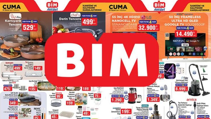 BİM 31 Ekim 2025 Aktüel Ürünler Kampanyası Detayları