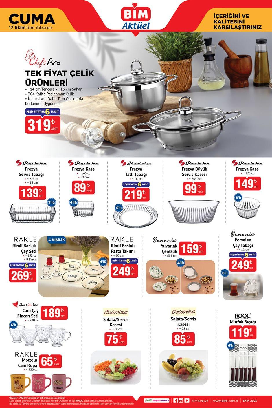 BİM'in Yeni Haftalık Aktüel Ürünler Kataloğu ve Fırsatlar Listesi