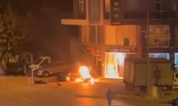 Bucak'ta Motorlu Yayaya Çarpan Otomobil İtfaiye ve Sağlık Ekiplerini Hareketlendirdi