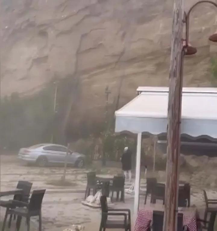 Çay Bahçesi Yakınlarında Gerçekleşen Kayalık Heyelanıyla İlgili Detaylar
